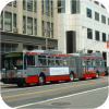 MUNI articulated trolleybuses